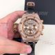 Perfect Replica Audemars Piguet Royal Oak 42mm Watch Rose Gold Diamond Black Strap (2)_th.jpg